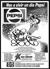 RARE – 70s retro PEPSI SKATEBOARD t-shirt