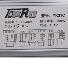 800W 36V Brush Motor Kit Controller For E-Bike Scooter Razor MX350 MX500 E300