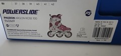 PowerSlide Phuzion Argon Rose 100 In-line Skates (rollerblades) Womens 10.0 (42)