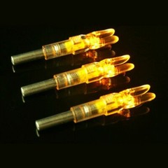 6/12Pc Automatic LED Shooting Archery Arrows Lighted Nocks 6.2mm Arrow Nock Tail