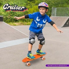 Hurtle 6» PP Deck Skateboard-Mini Cruiser Skateboard-Kids, Teens, Adults-Orange