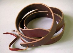 1 1/2″ x 6-foot BLACK Latigo, Full Grain USA Veg Tan Leather Western Cinch Strap