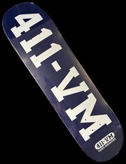 RARE 411VM Athletic Skateboard Deck 8.25” Throwback 411 Video Magazine BRAND NEW