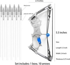 Durable Metal Compound Bow Set for Beginners – Ideal for Family Fun and Practice