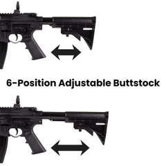 ArmyBoy Crosman R1 CFAR1B Full-Auto CO2 BB Gun Rifle Bundle – Ready-To-Shoot-Kit