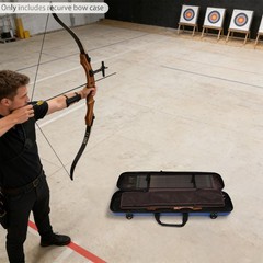 Blue Recurve Bow Case w/ Handle,90*13*20cm Lightweight Travel Case for Long Bow