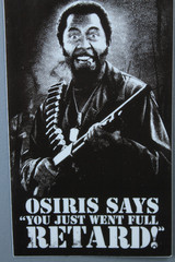 Osiris Skateboard Shoes Machine Gun Soldier OG Z3C Vintage Skateboarding STICKER