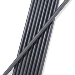 AMEYXGS 30 Inch 6.2 mm Pure Carbon Arrow Shaft Spine 340/400/500/600 Carbon S…