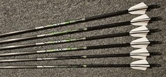 5 MM AXIS ARROWS BLAZER 2″ VANES, SIZE 260 READ DESCRIPTION BELOW