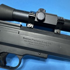Vintage Beeman P1 .177 Pellet Pistol with Mark V Red Dot Scope
