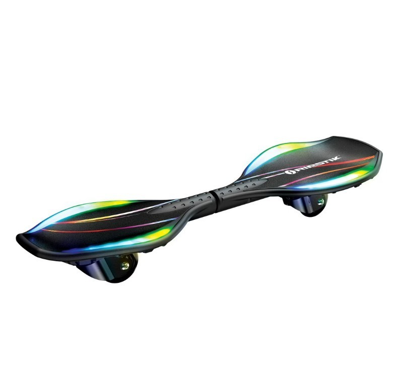 Razor Black Label Ripstik Ripster Light-up, Caster Skateboard with Multi-Color