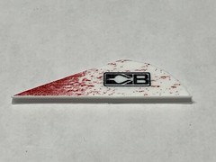 Choice Of 36, 50, Or 100 2″ Flame, Camo, Blood Splatt BLAZER VANES FROM BOHNING