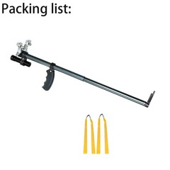 Black Outdoor Telescopic Slingshot with Red Laser Aim Hunting Slingshot Catapult