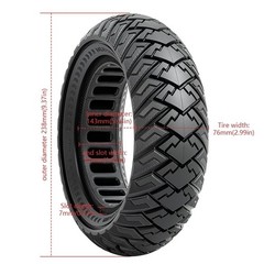 2 PCS 10×3.0 255×80 (80/65-6) Solid Tire,10 Inches Electric Scooter Tires 10 …
