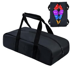 Upgraded Bocce Ball Carry Bag with 8 Compartments 17 * 9inch Heavy Duty Bocce…