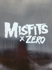 Zero Skateboards x Misfits Coffin shape skateboard deck 1st run Limited to 300