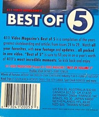 411 Video Productions Present “BEST OF VOLUME 5” VHS Skateboard Movie