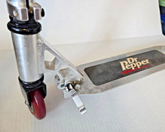 Vintage Dr Pepper Foldable Adjustable Kick Scooter Pre-owned