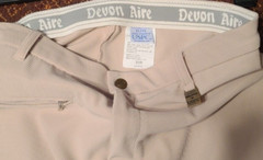 Devon Aire Jodhpur Pants Size 30R Tan (Dove) 92912 Concour Elite Riding