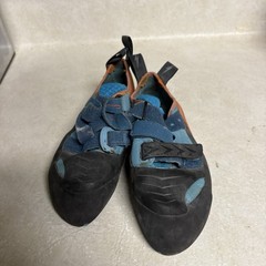 Evolv Shaman Men Rock Climbing Shoes Size 8 Blue And Orange