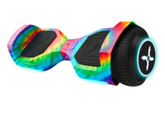 Hover-1 Rebel Kids With LED Headlight, 6 MPH Max Speed – Tie Dye
