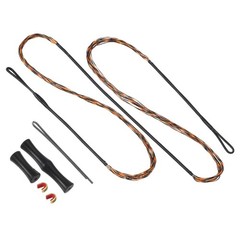 PATIKIL Bow String Replacement with 2 Pcs Brass Nocks 1 Set of Silicone Finge…