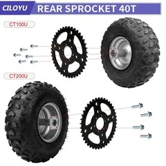 420 Chain Mini Bike Sprocket 40T 40mm Coleman BT200X CT200U