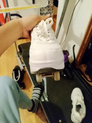Unisex Retractable 4 Wheel Roller Skates Skate Shoes Like Heelys But Better