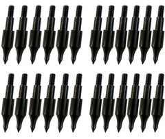 24 Pcs Steel 100 Grain Archery Arrow Field Points Field Tips – Practice Targe…