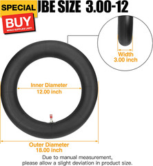 2.75 3.00-12 3.00X12 80/100-12 Inner Tube for XR CRF 50 70 Kawasaki KLX 110 KX60