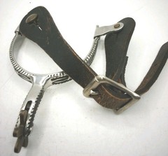 Vintage Riding Spur marked «Korea» Equestrian Horse
