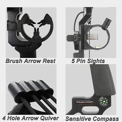Archery Compound Bow Set 20-70 LBS Hunting Compound Bow for Archery Hunting