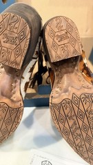 Tony Lama VF6037 Women’s Western Apache Hair on Calf Cowhide Boots Size 9