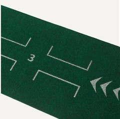 Retailer Basics Golf Putting Mat Auto Ball Return Built-In Alignment Guides