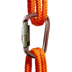 45KN Alloy Steel Auto-lock Main Carabiner, Rock Climbing Carabiner