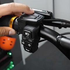 Motorcycle Head Light Turn Switch, 3 in 1 Ebike Light Horn Turn Signal ON/Off