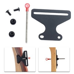 1 Pin Recurve Bow Sight T Shape Calibrated Sight Easy To Install Practice Target