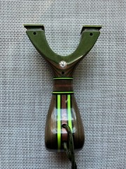 Custom Handmade. Hunting Slingshot. OTT. 85mm.