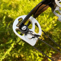 13″ Mini Compound Bow Set Short Axis 15-32lbs Archery Target Hunting Shoot RH LH