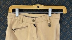 BREECHES Size 26 Ladies Tan* VGC Front zip Cotton Blend Equicomfort