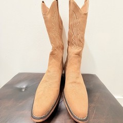 IUV Western Equestrian Riding Boots Tan CB018-AP Men’s Size 8 USA