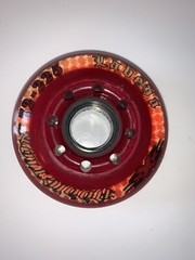 Labeda Addiction 72mm Soft Inline Skate Wheel Red