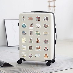 30Pcs Random Book Reading Motivational Quotes Bookish Theme Waterproof Stickers