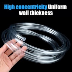1/4″ID X 3/8″OD PVC Tubing Clear Vinyl Hose Flexible Food-Grade Line Low 25FT