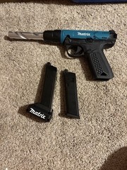 aap-01 with matrix drill kit and 2 mags