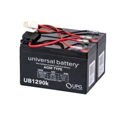 24 Volt 9 Ah Battery Pack for Razor Ground Force Go-Kart (Versions 13+ Harness)