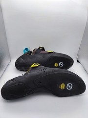 Scarpa Vapor V Climbing Shoe Men’s Size 11.5, EU 45, New In Box, Smoke & Yellow