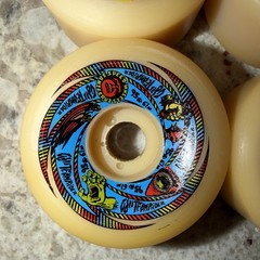 Vintage Santa Cruz OJII TEAM RIDER Skateboard Wheels 95 61 TEAMRIDER NOS