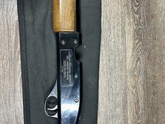 Working!! Crosman Trapmaster 1100 CO2 Powered Air Shotgun .380 Cal Wood W/shells