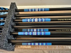 (12) Rose City PO Cedar NIGHTFALL 5S 11/32″ PAINTED & MATCHED 40-45# Arrows [v3]
